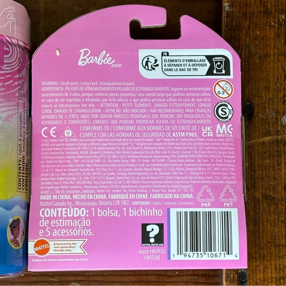 Barbie Color Reveal Sand &Sun Series Chelsea Surprise Doll/Cutie Reveal Purse - Picture 8 of 8